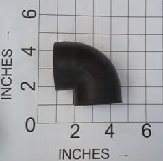 1.5" x 2" RUBBER ELBOW 10020B