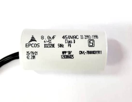 Capacitor for Single Ph Wash Pump 11055